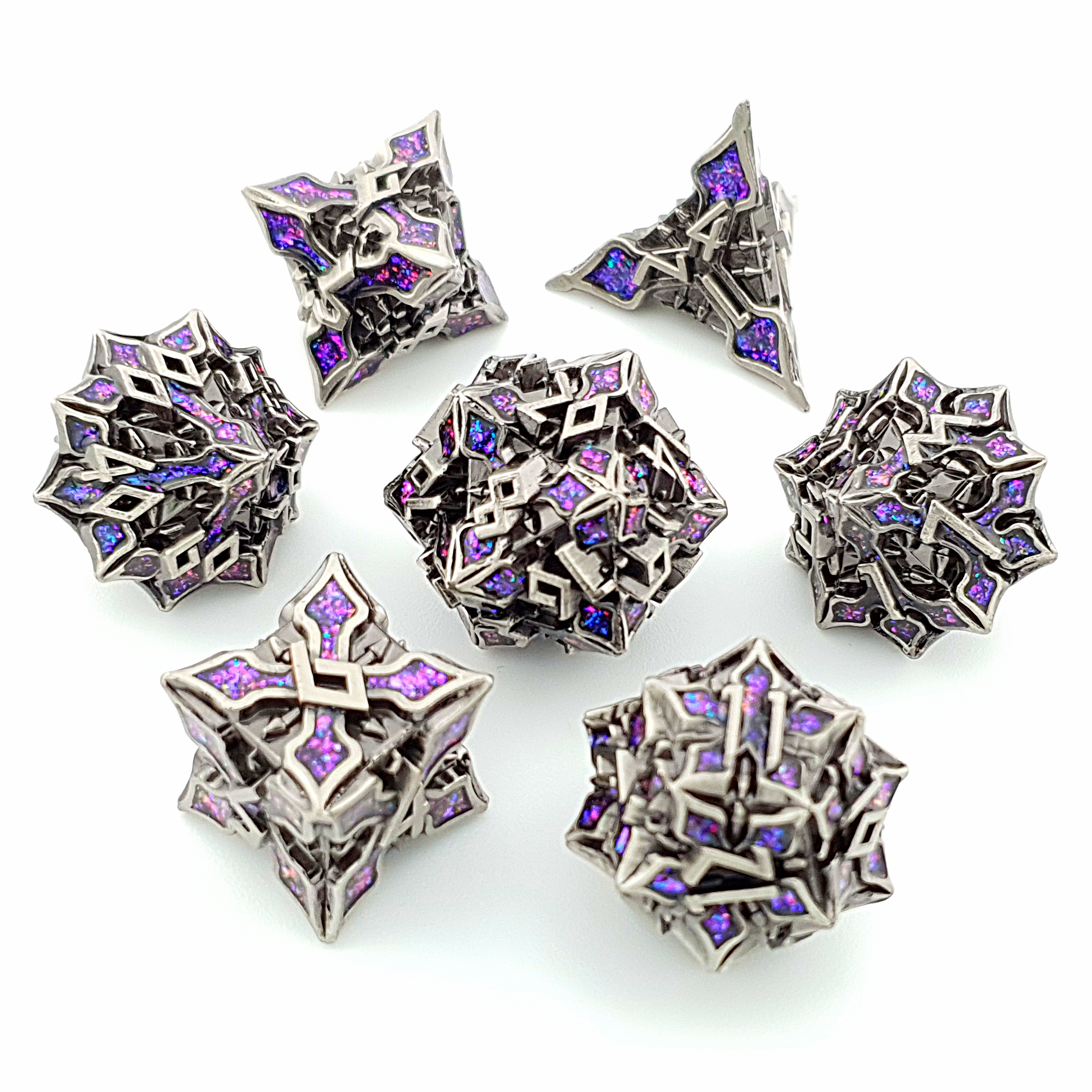 Arcane Grove | Solid Metal Dice | 7 Piece Set - DICE