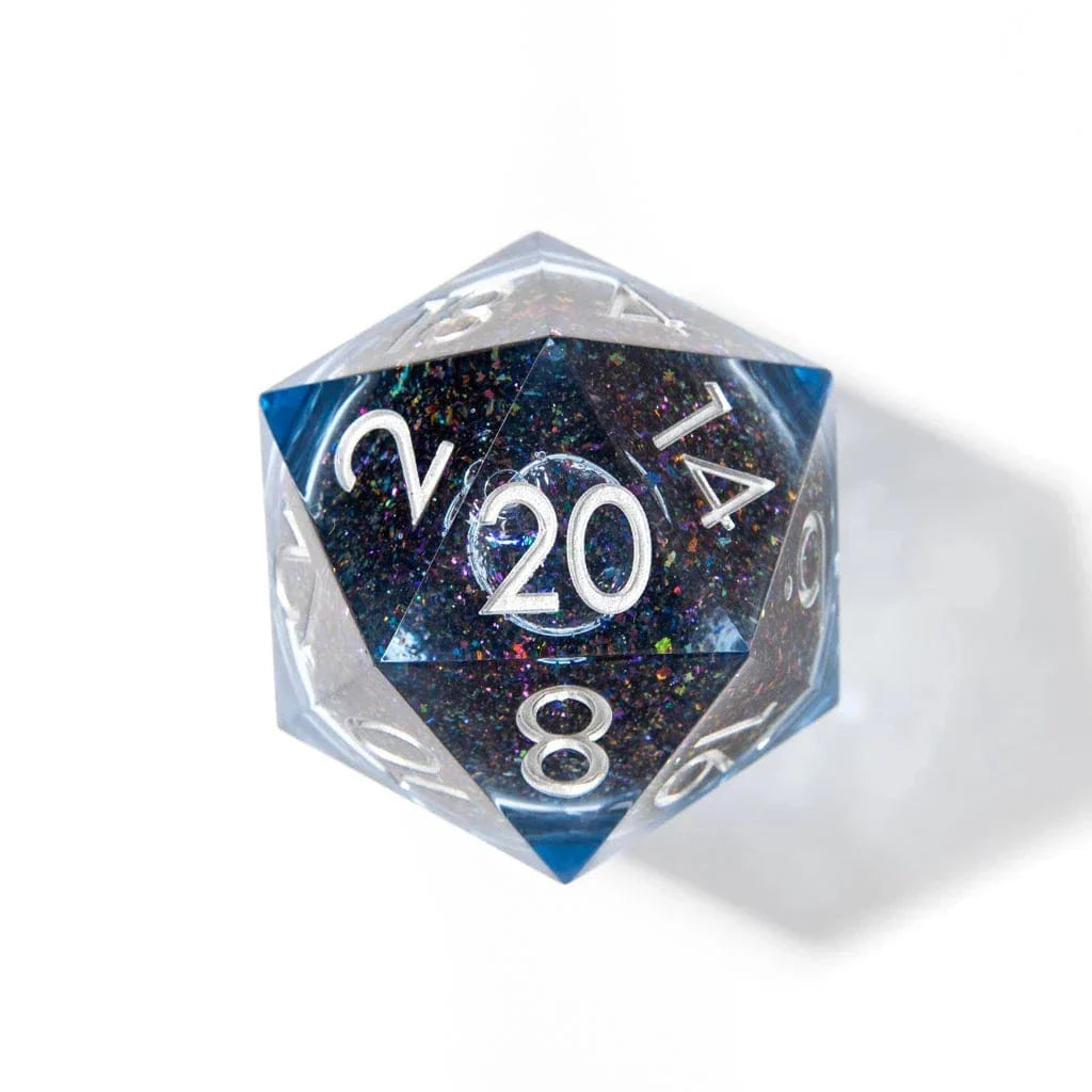 Tabletop Dominion DICE Arcane Prism | 50mm D20 | Oversized Liquid Core