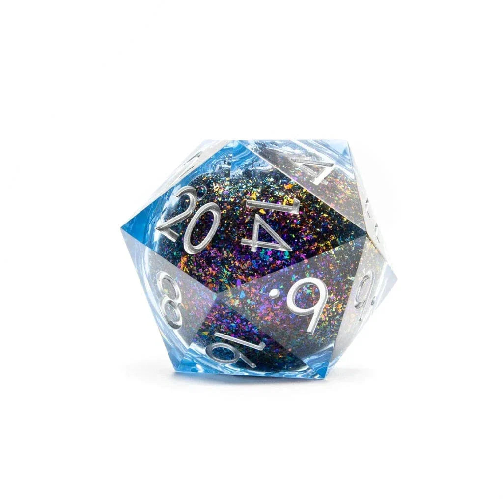 Tabletop Dominion DICE Arcane Prism | 50mm D20 | Oversized Liquid Core