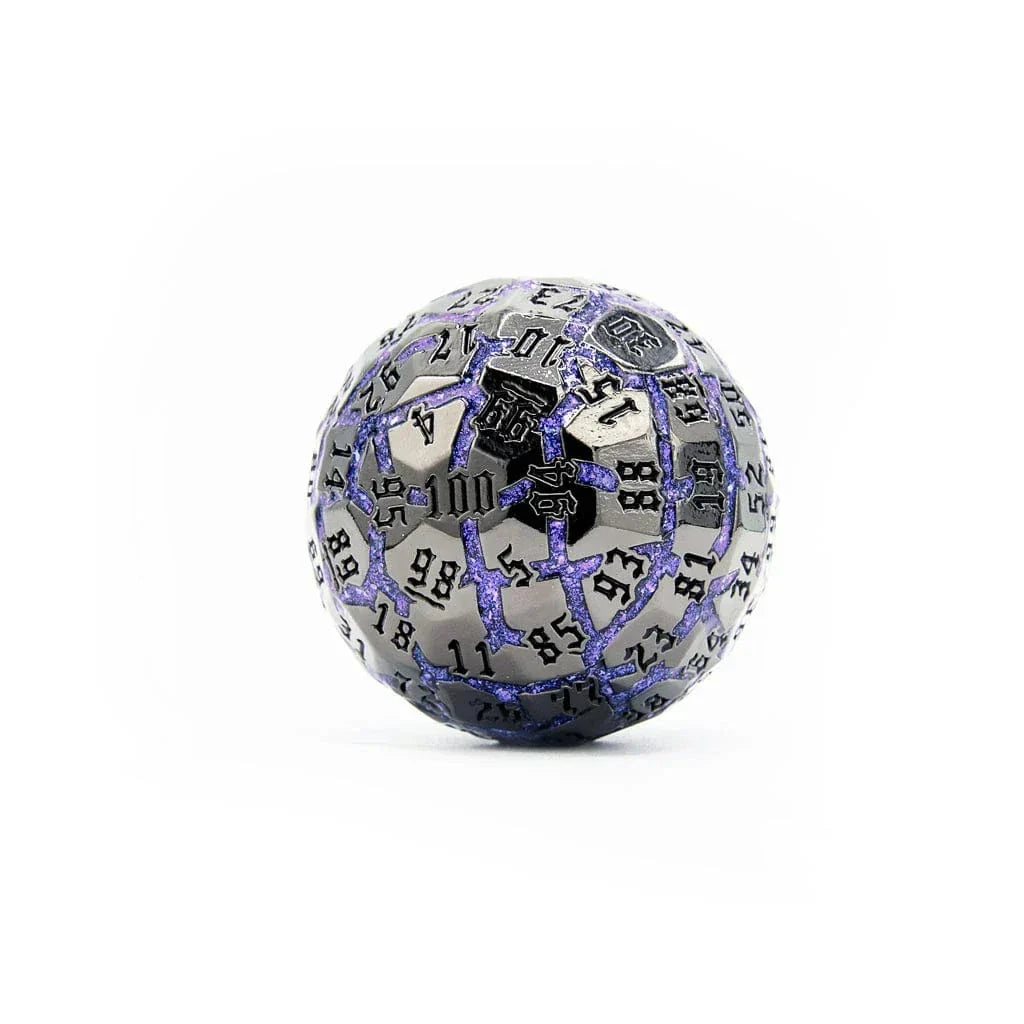 Tabletop Dominion DICE Arcane Steel | 50mm D100 | Metal