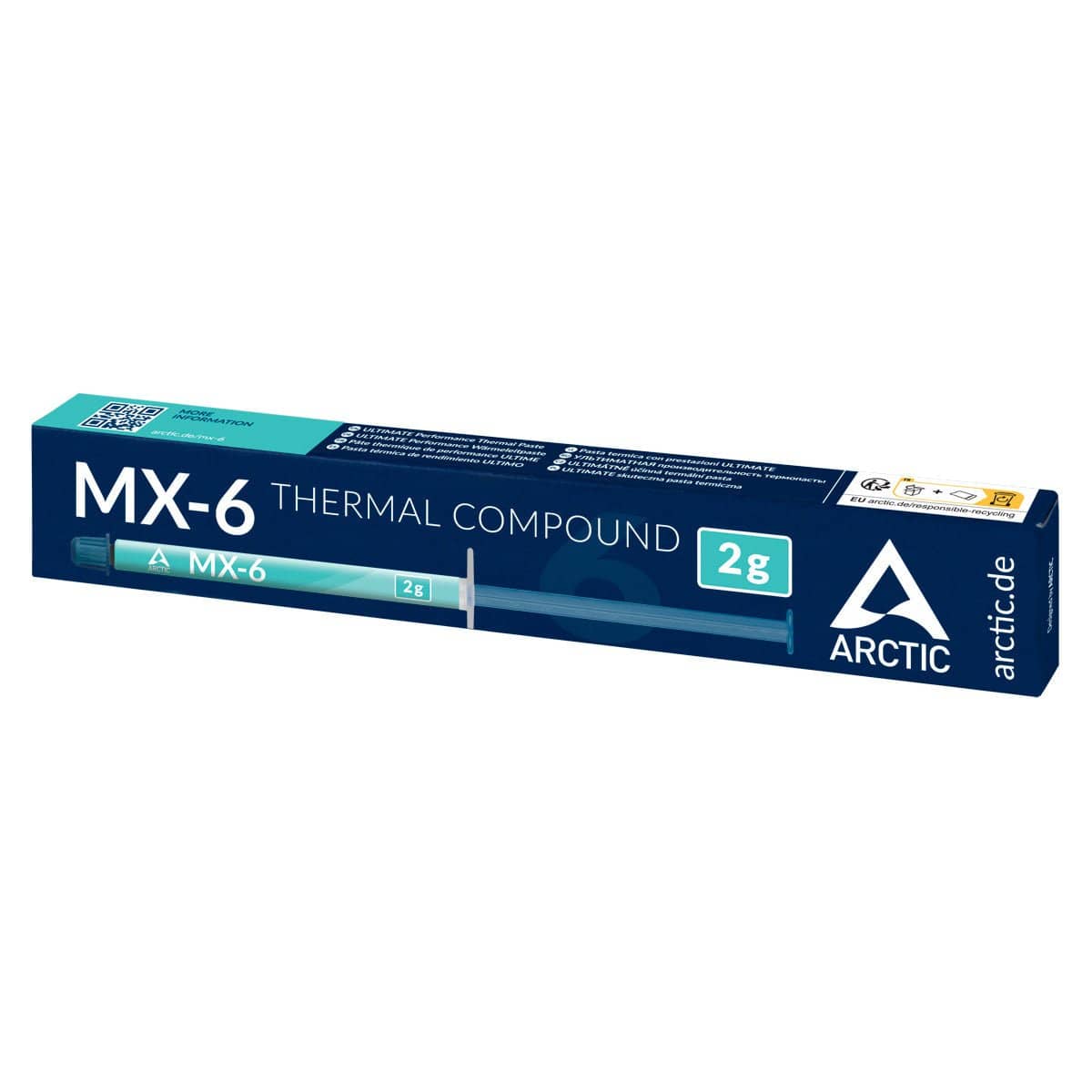 Arctic MX-6 High Performance Thermal Compound with Syringe 2g~8g