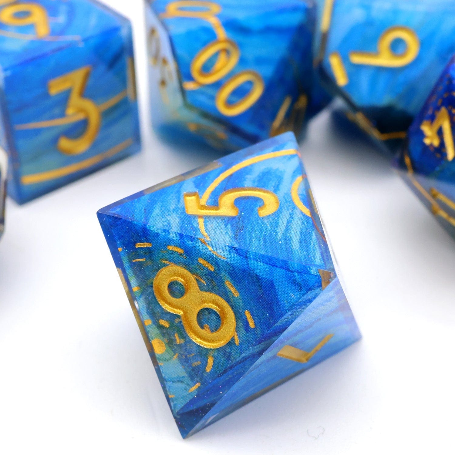 Tabletop Dominion DICE Astral Tide | Art Core Dice | 7 Piece Set