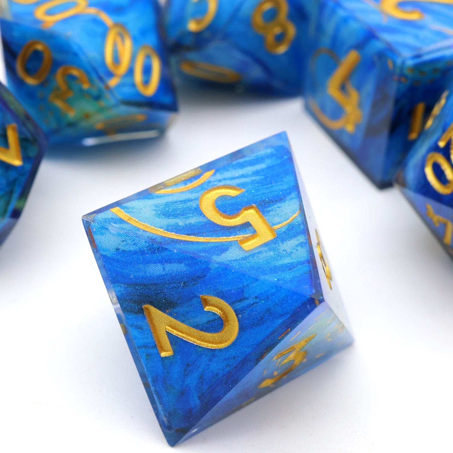 Tabletop Dominion DICE Astral Tide | Art Core Dice | 7 Piece Set