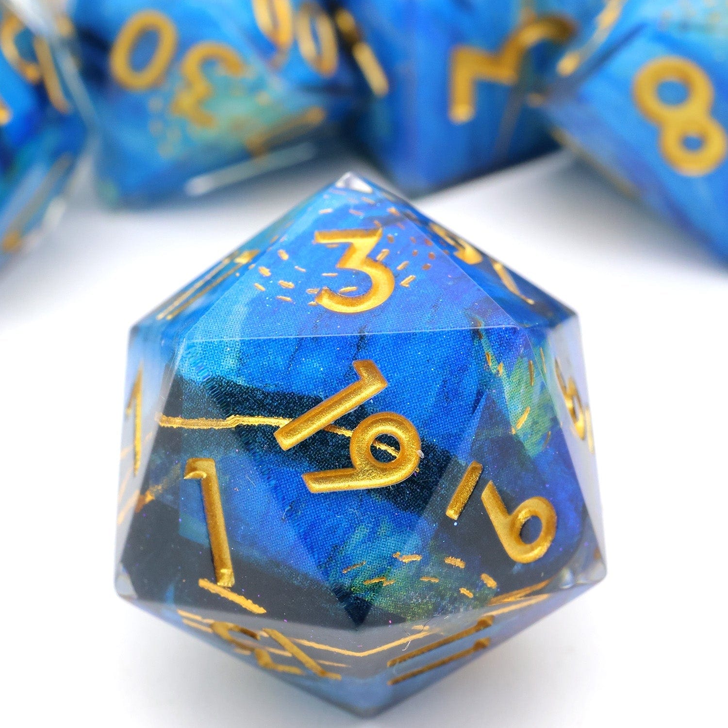 Tabletop Dominion DICE Astral Tide | Art Core Dice | 7 Piece Set