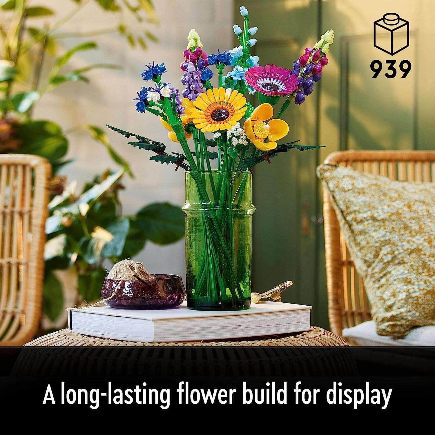 Toys & Games > Toys > Construction Toys > Interlocking Blocks > LEGO > LEGO Icons Lego Botanicals 10313 Wildflower Bouquet Set for Adults Ages 18 and Up 5702017416663
