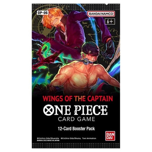 BANDAI One Piece OP06 Wings of the Captain Booster Pack