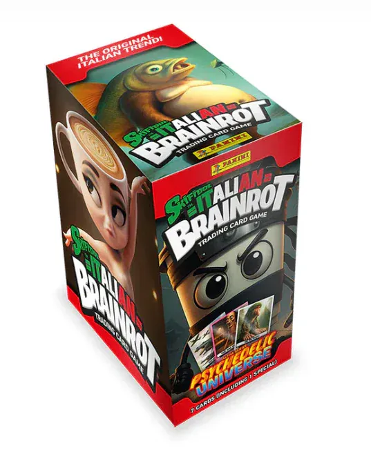 Barely Sensible Collectables Booster Box Panini - Italian Brainrot - Psychedelic Universe - Trading Card Booster Box