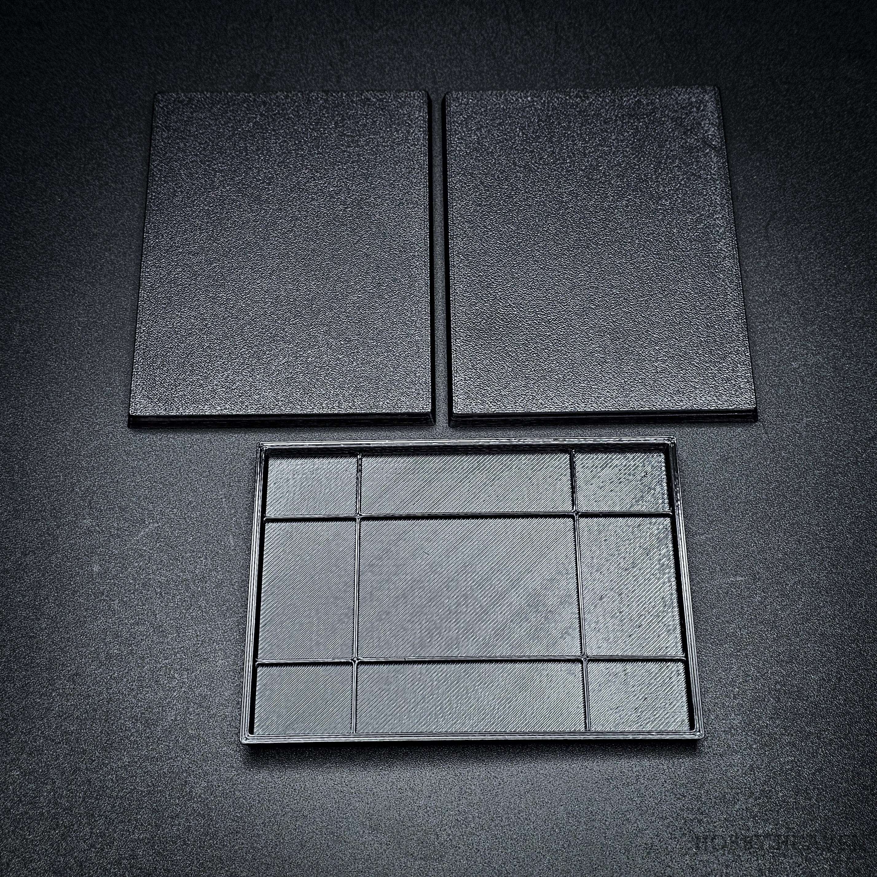 Base 100x75mm Rectangle Plain Plastic Bases 3d Print