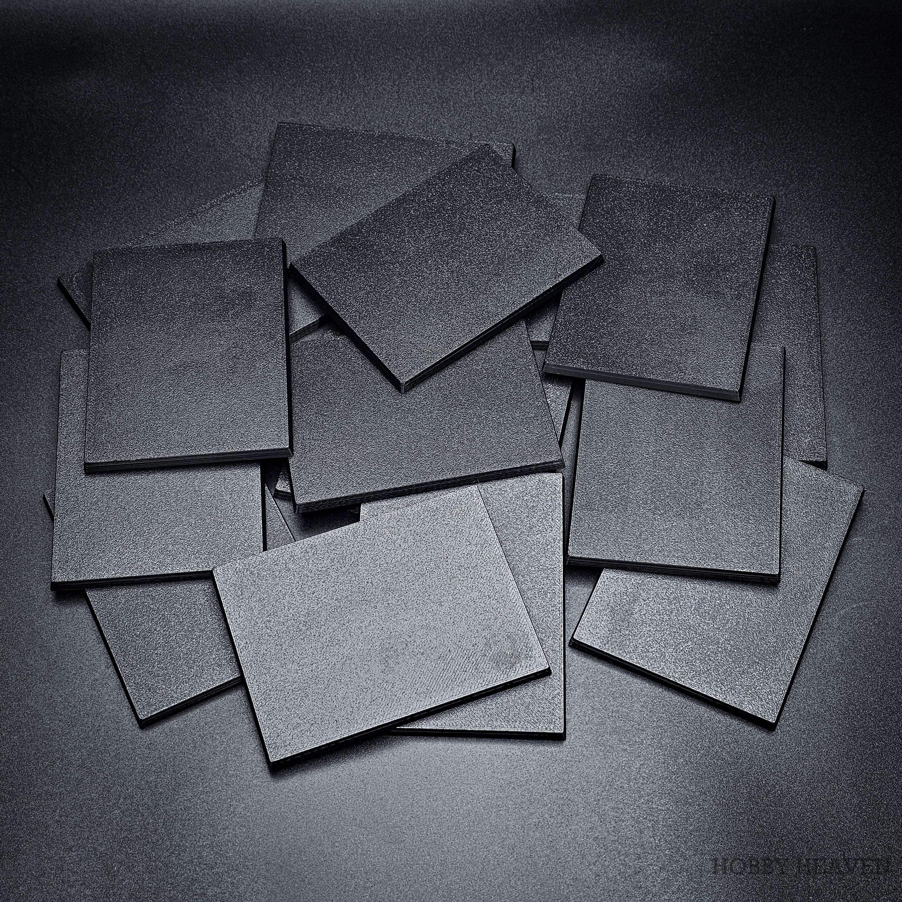 Base 100x75mm Rectangle Plain Plastic Bases 3d Print