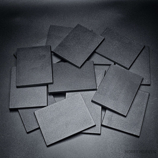 Base 100x75mm Rectangle Plain Plastic Bases 3d Print