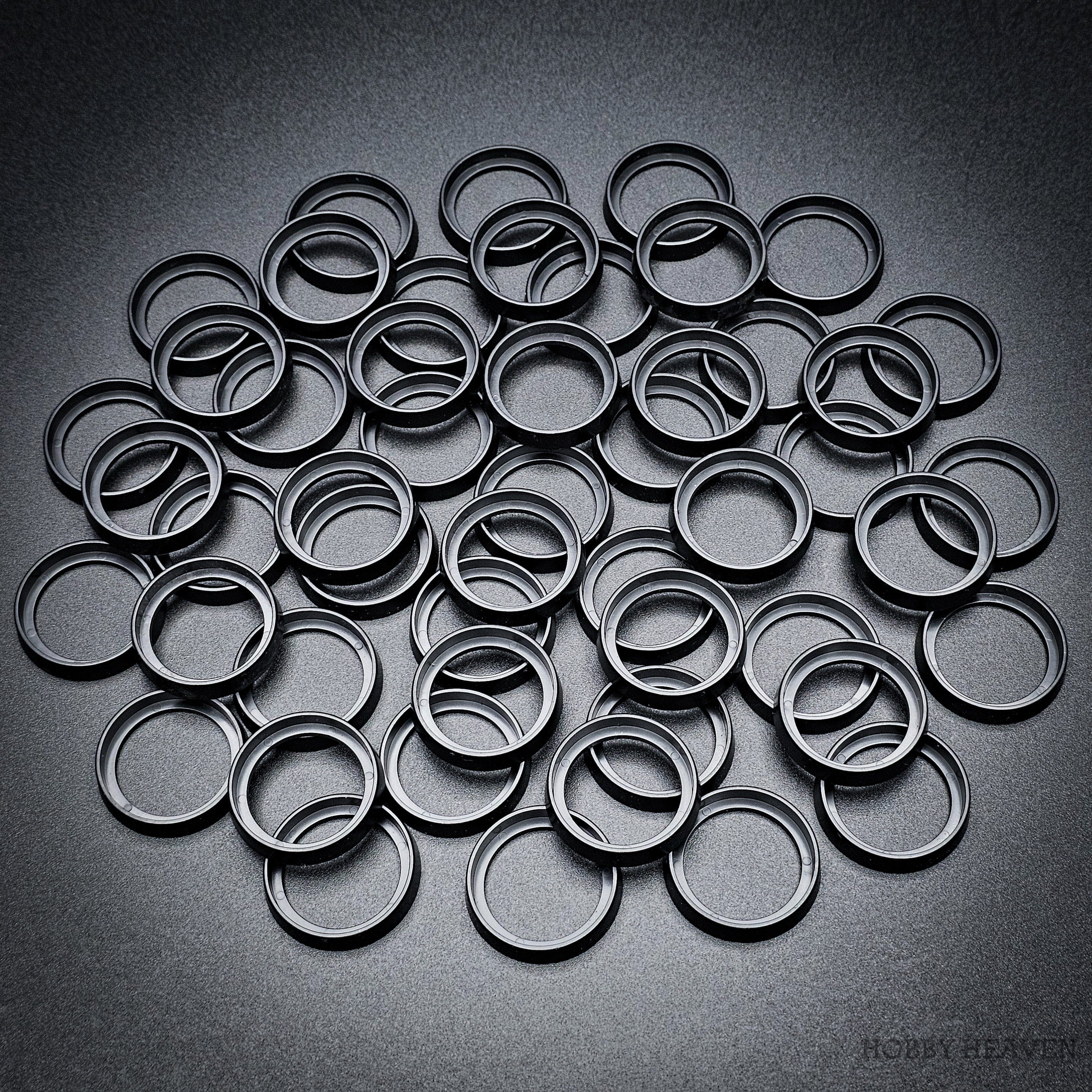 Base 25mm to 28mm Round Base Converters ABS Plastic