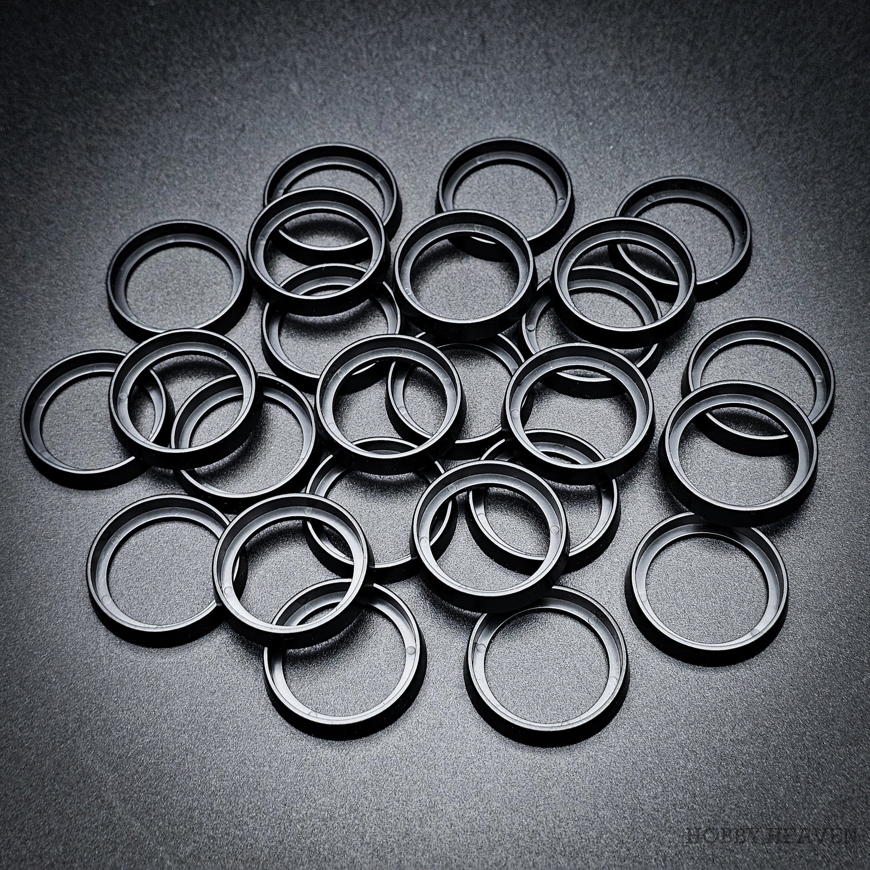 Base 25mm to 28mm Round Base Converters ABS Plastic
