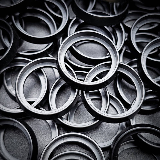 Base 25mm to 28mm Round Base Converters ABS Plastic