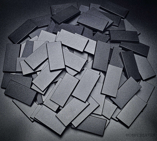 Base 60x30mm Rectangle Bases for Tabletop Games | Premium Wargaming Cavalry Bases