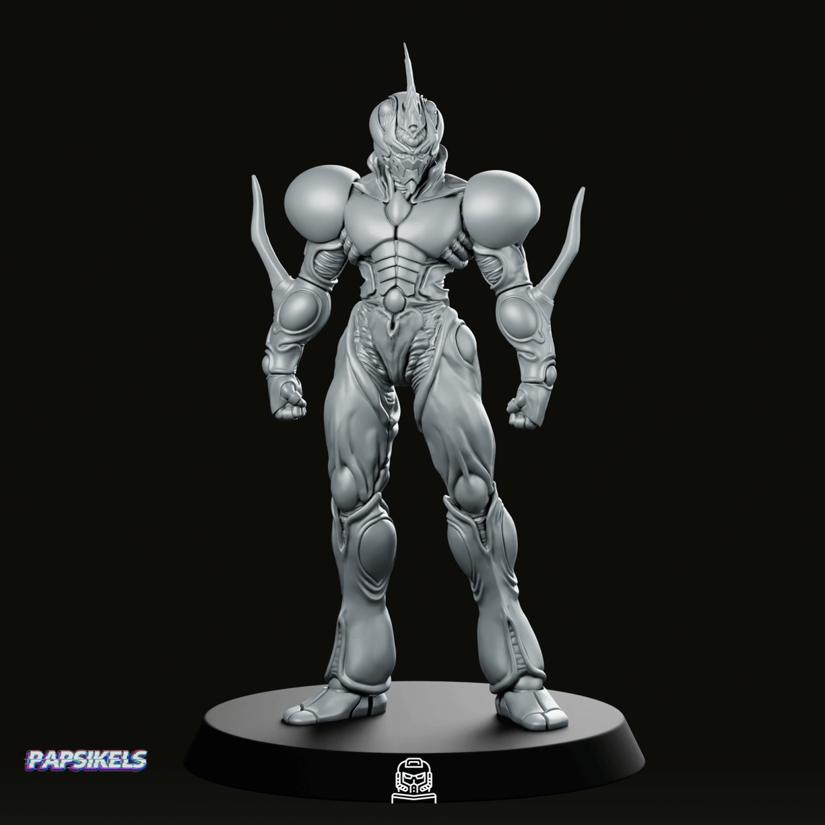 We Print Miniatures Science Fiction Bio Techno Man Zero 1 Miniature