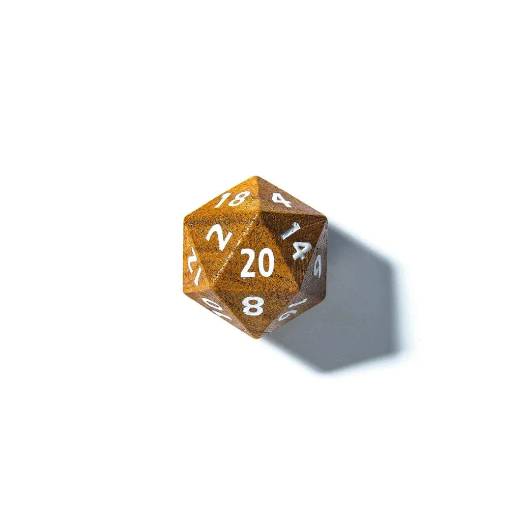 Tabletop Dominion DICE Black Walnut | Wooden Dice | 7 Piece Set