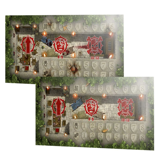 GW Models Blood Bowl: Bretonnian Team Pitch & Dugouts 5011921259816