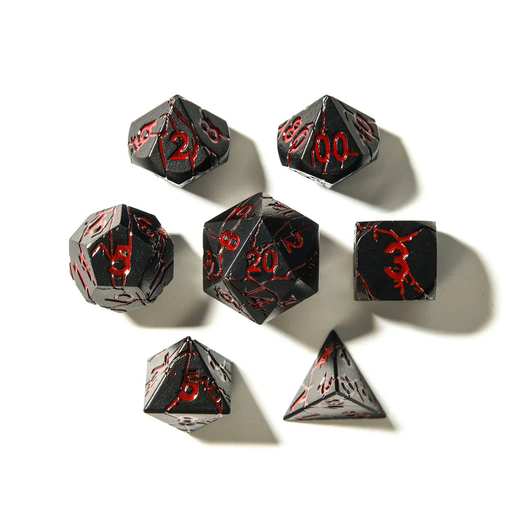 Bloodstone | Solid Metal | 7 Piece Set - DICE