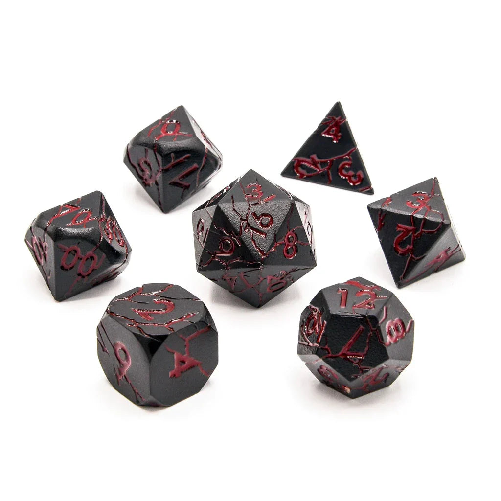Bloodstone | Solid Metal | 7 Piece Set - DICE