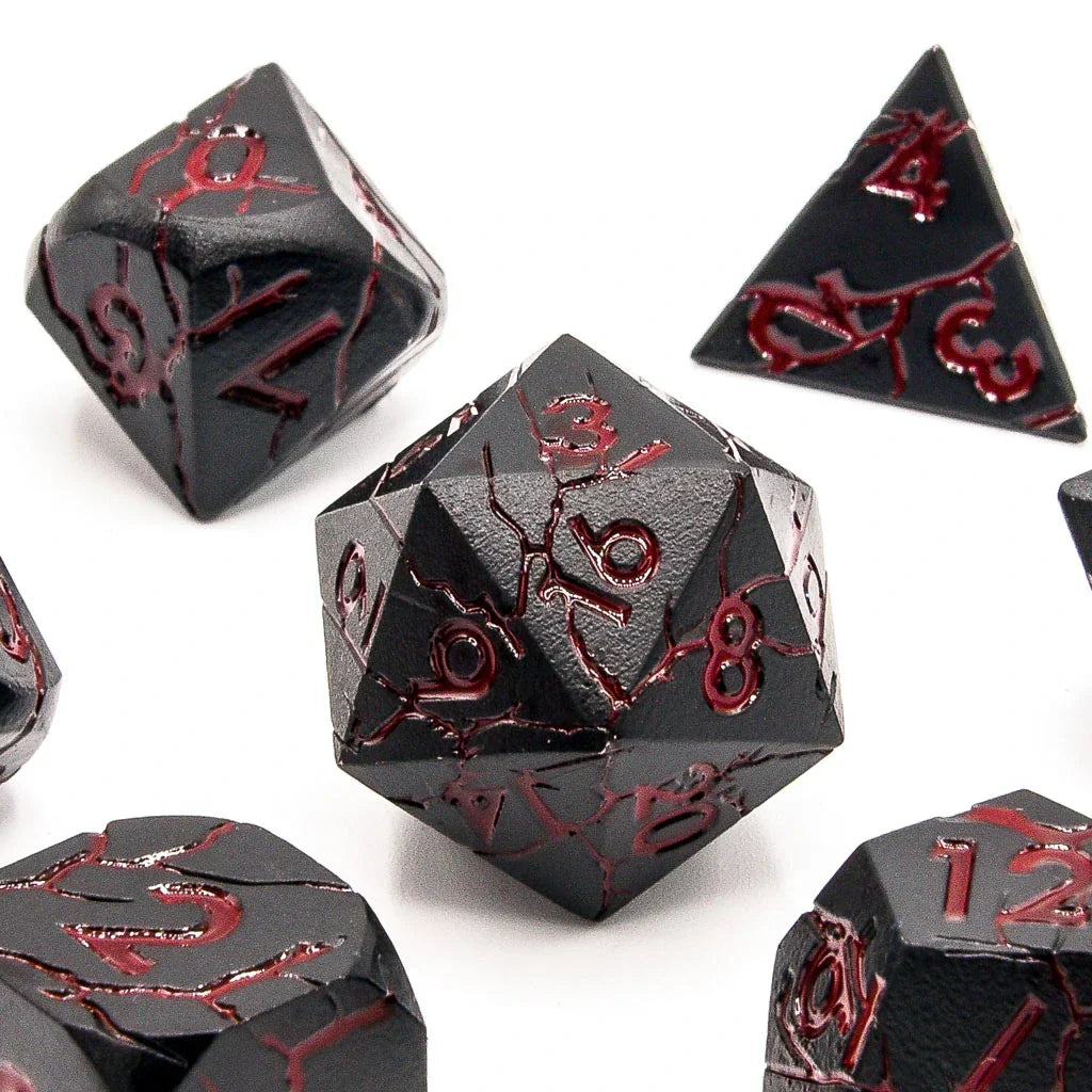 Bloodstone | Solid Metal | 7 Piece Set - DICE