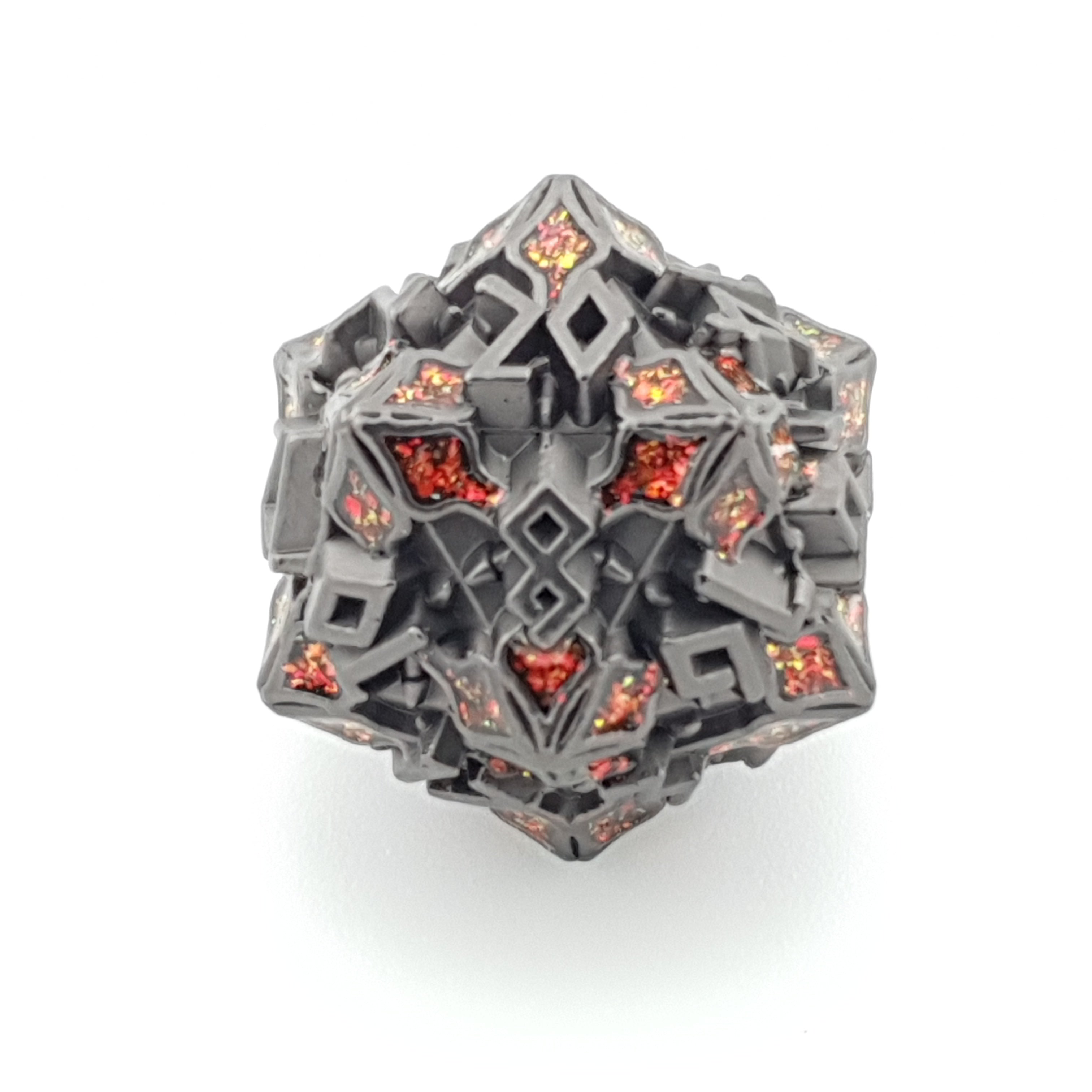 Bloodwood Relic | Solid Metal Dice | 7 Piece Set - DICE