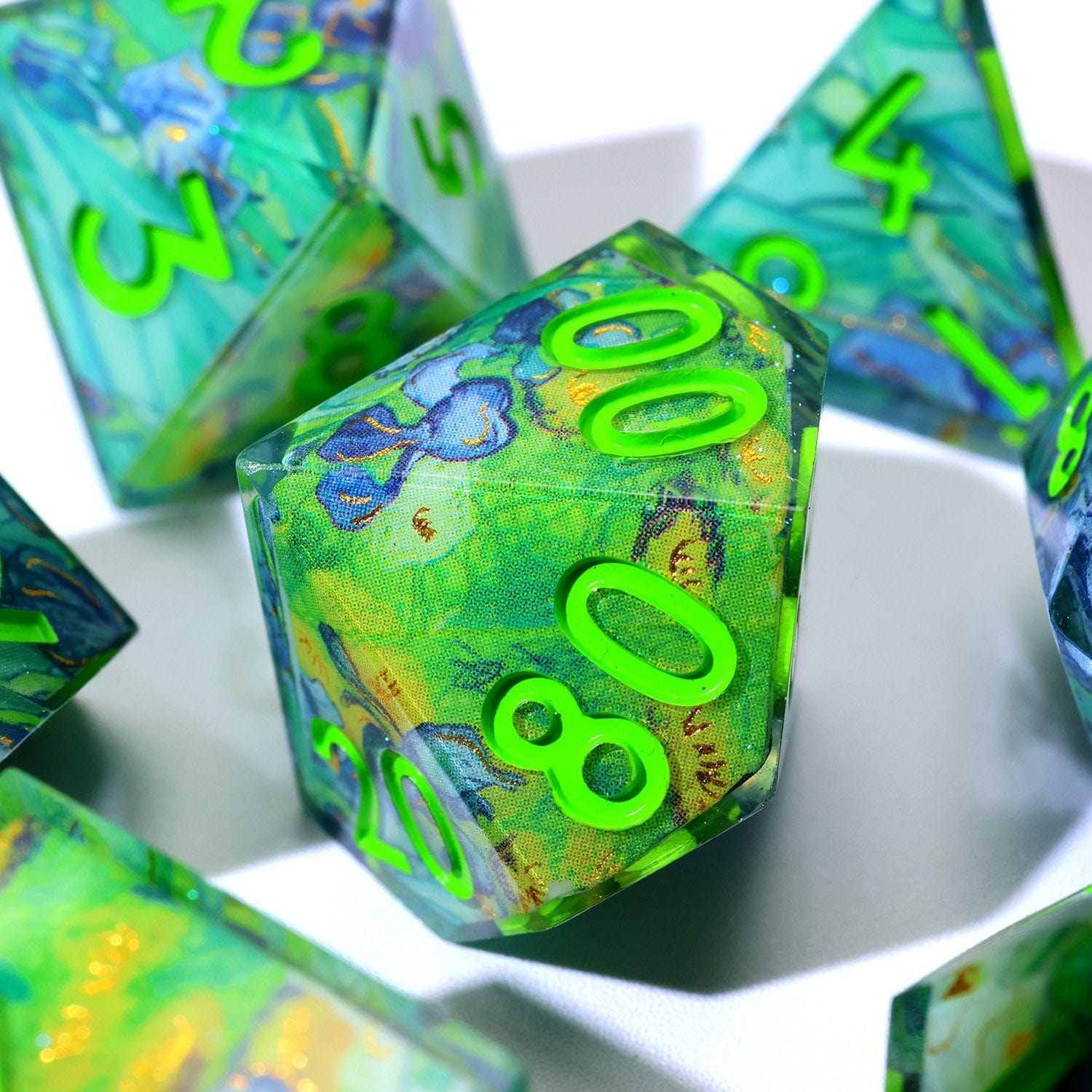 Tabletop Dominion DICE Bluemorn Grove | Art Core Dice | 7 Piece Set