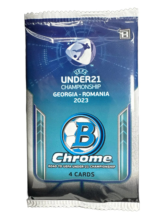 Bowman 22 Bowman Chrome Road to UEFA Under-21 Euro Championship Soccer LITE Pack