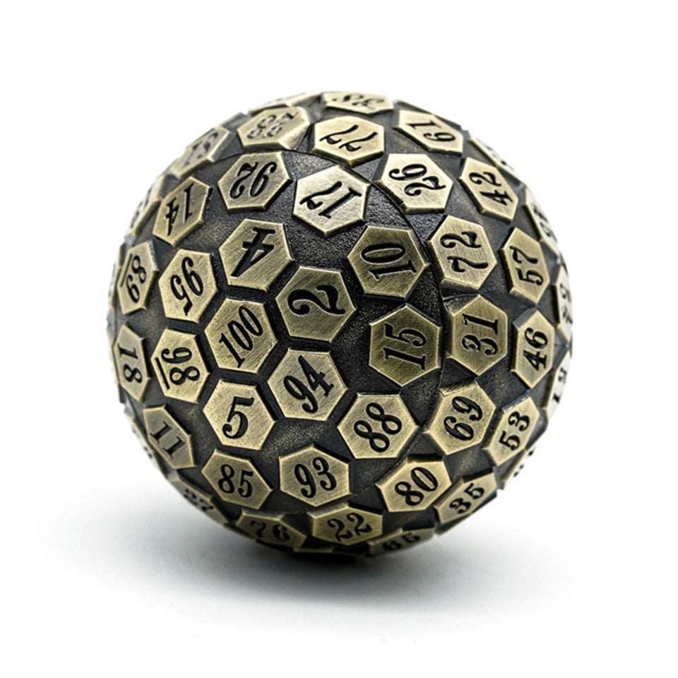 Tabletop Dominion DICE Bronze Oracle | 45mm D100 | Metal