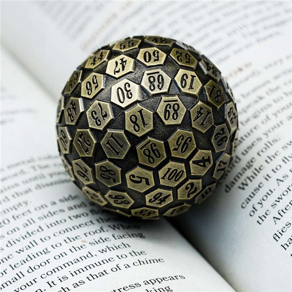 Tabletop Dominion DICE Bronze Oracle | 45mm D100 | Metal