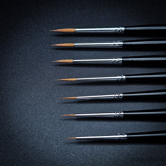 Brush Hobby Heaven Series 3 Singles and Sets — Kolinsky Sable Round