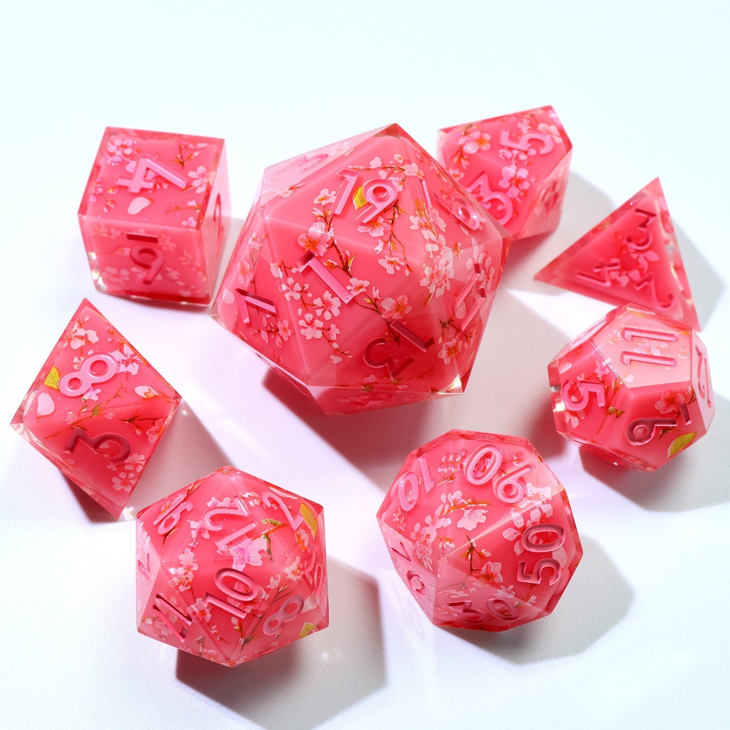 Candied Blossom | 33mm D20 | Oversized Art Core Dice - DICE