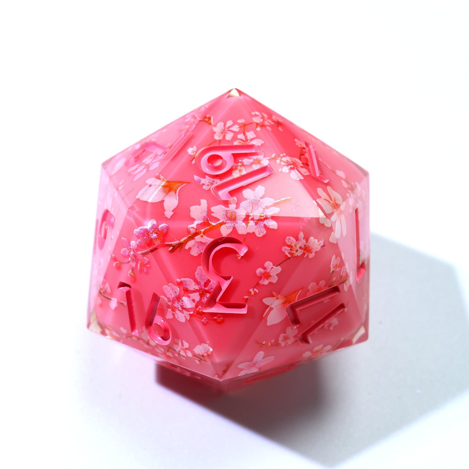 Candied Blossom | 33mm D20 | Oversized Art Core Dice - DICE