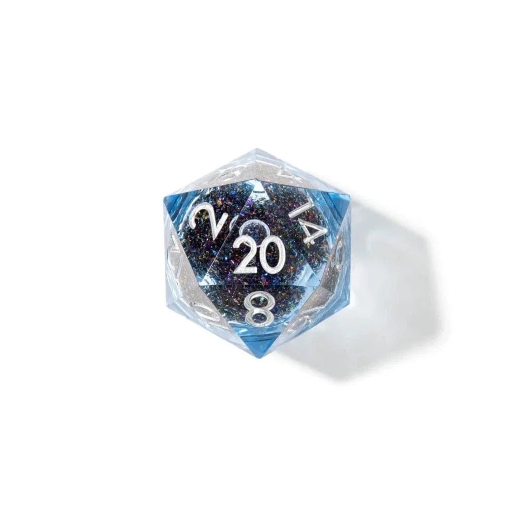 Tabletop Dominion DICE Celestial Shimmer | 33mm D20 | Oversized Liquid Core