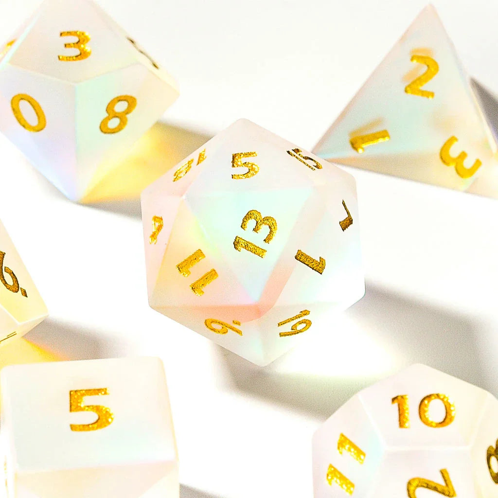 Chromatic Haze | Matte Dichroic Glass | 7 Piece Set - DICE