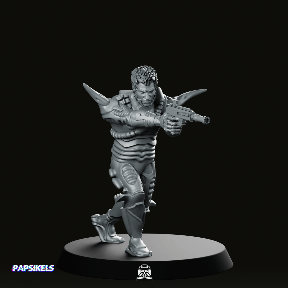 We Print Miniatures Science Fiction Colonial Marine Ajax Power Suit Pilot 3 Miniature
