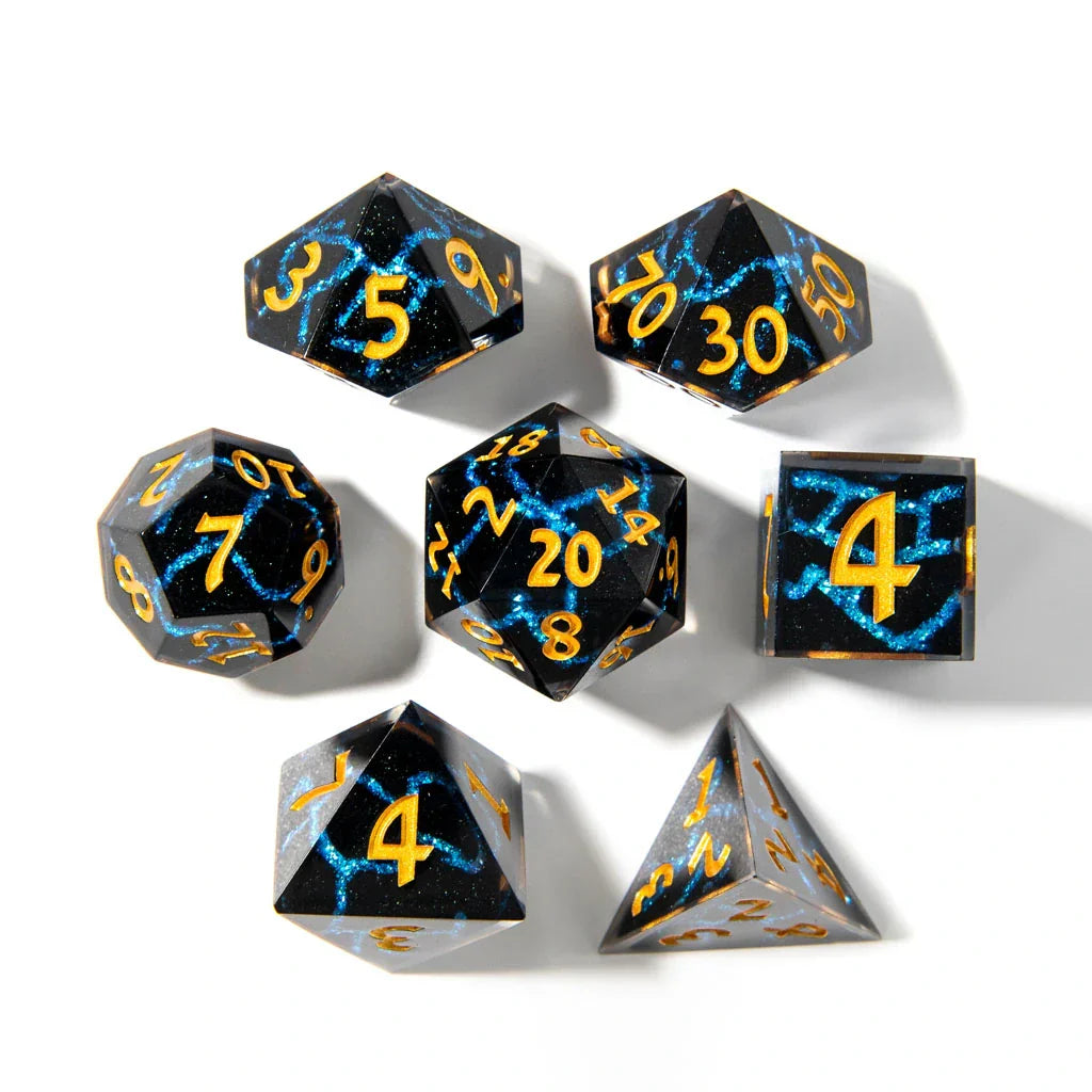 Cosmic Fracture | Art Core Dice| 7 Piece Set - DICE