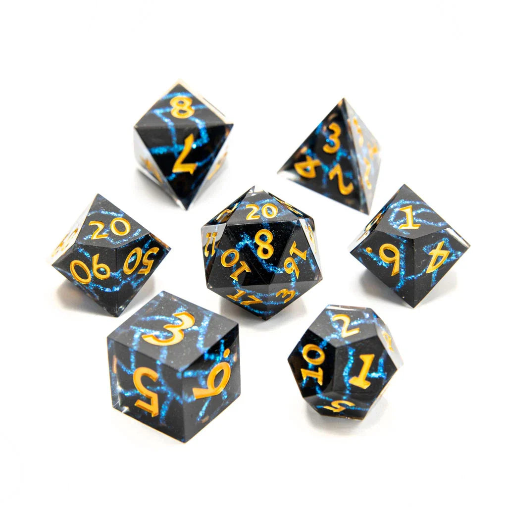 Cosmic Fracture | Art Core Dice| 7 Piece Set - DICE