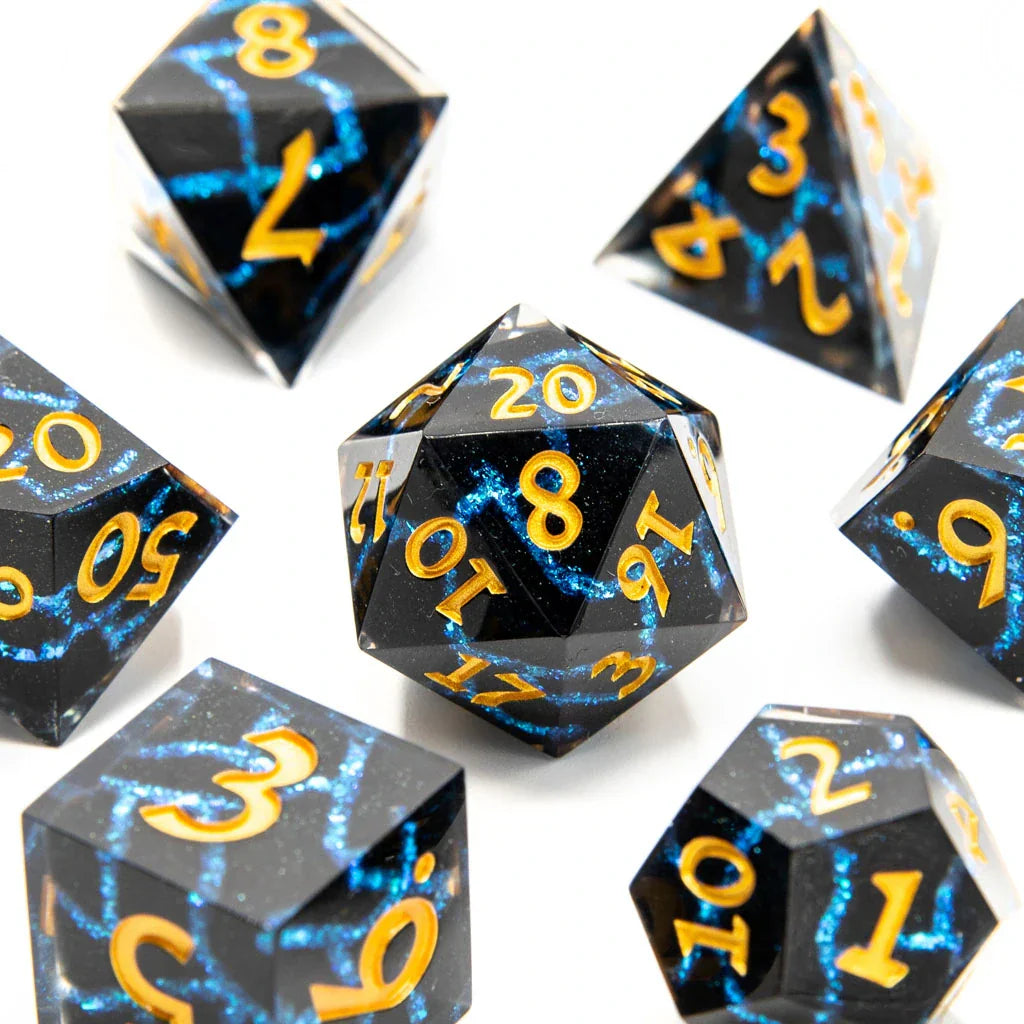 Cosmic Fracture | Art Core Dice| 7 Piece Set - DICE