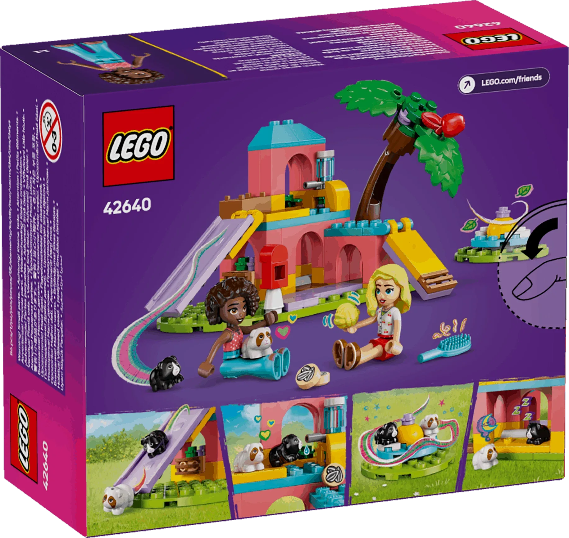 Curious Minds Toys & Games > Toys > Construction Toys > Interlocking Blocks > LEGO > Friends Lego Friends 42640 Guinea Pig Playground Toy Playset for Ages 5 and Up