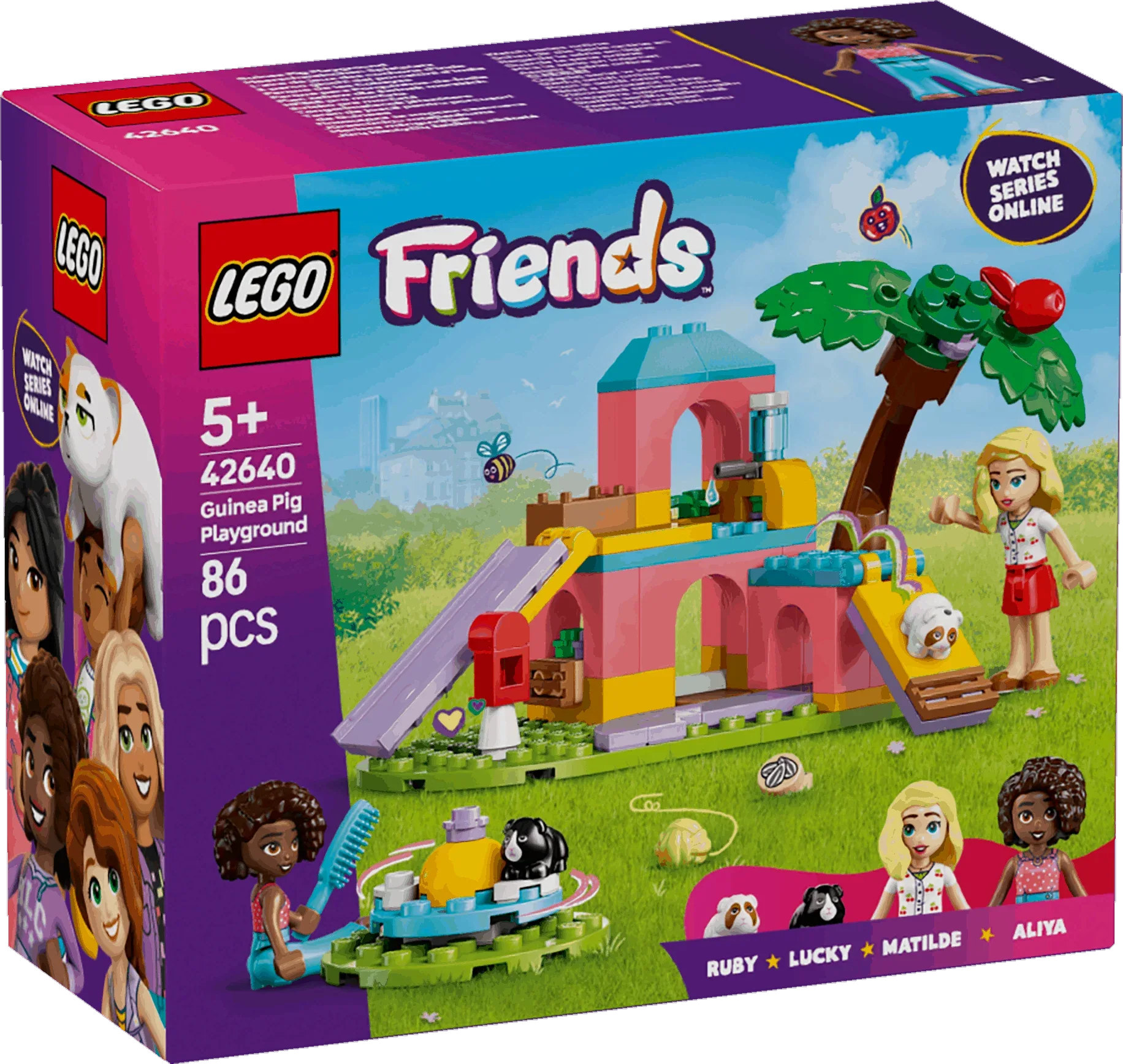 Curious Minds Toys & Games > Toys > Construction Toys > Interlocking Blocks > LEGO > Friends Lego Friends 42640 Guinea Pig Playground Toy Playset for Ages 5 and Up