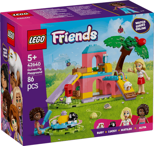 Curious Minds Toys & Games > Toys > Construction Toys > Interlocking Blocks > LEGO > Friends Lego Friends 42640 Guinea Pig Playground Toy Playset for Ages 5 and Up