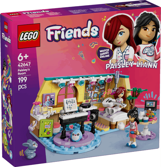 Curious Minds Toys & Games > Toys > Construction Toys > Interlocking Blocks > LEGO > Friends Lego Friends 42647 Paisley's Room Buildable Playset for Ages 6 and Up