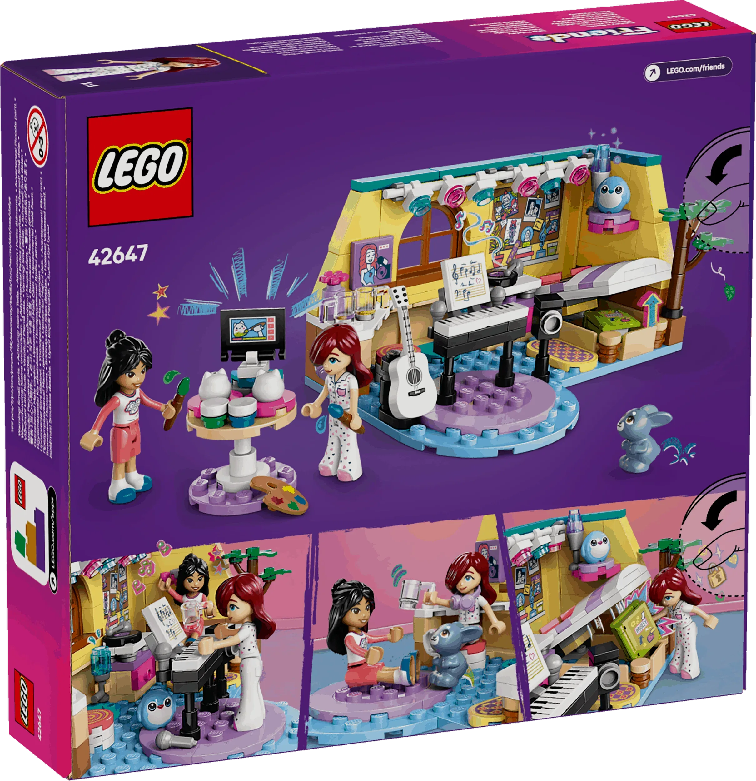 Curious Minds Toys & Games > Toys > Construction Toys > Interlocking Blocks > LEGO > Friends Lego Friends 42647 Paisley's Room Buildable Playset for Ages 6 and Up