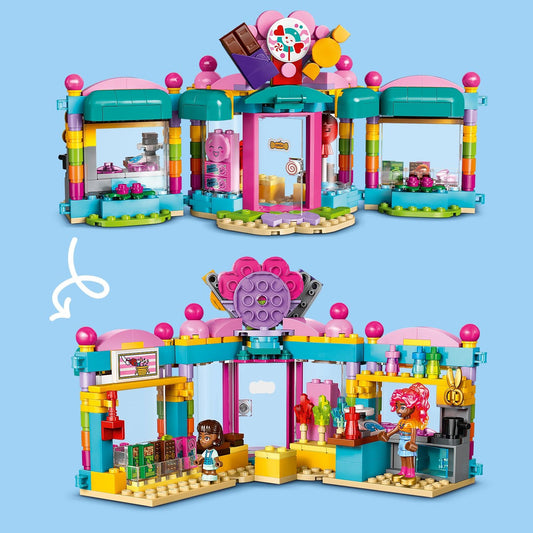 Curious Minds Toys & Games > Toys > Construction Toys > Interlocking Blocks > LEGO > Friends Lego Friends 42649 Heartlake City Candy Store Playset for Ages 6 & Up