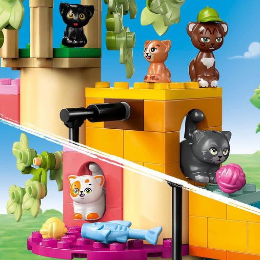 Curious Minds Toys & Games > Toys > Construction Toys > Interlocking Blocks > LEGO > Friends Lego Friends 42666 Cat Birthday Party & Tree House for Ages 6 and Up