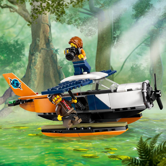 Curious Minds Toys & Games > Toys > Construction Toys > Interlocking Blocks > LEGO > LEGO City Lego City 60425 Jungle Explorer Water Plane Playset for Ages 6 and Up