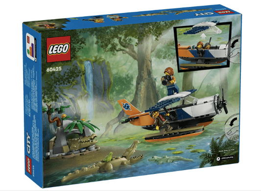 Curious Minds Toys & Games > Toys > Construction Toys > Interlocking Blocks > LEGO > LEGO City Lego City 60425 Jungle Explorer Water Plane Playset for Ages 6 and Up