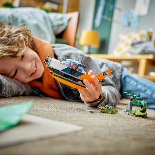 Curious Minds Toys & Games > Toys > Construction Toys > Interlocking Blocks > LEGO > LEGO City Lego City 60425 Jungle Explorer Water Plane Playset for Ages 6 and Up