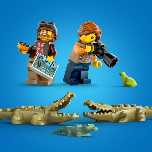 Curious Minds Toys & Games > Toys > Construction Toys > Interlocking Blocks > LEGO > LEGO City Lego City 60425 Jungle Explorer Water Plane Playset for Ages 6 and Up
