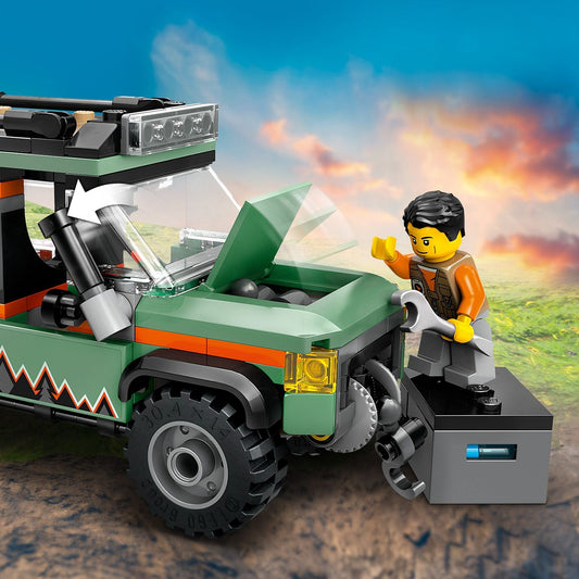 Curious Minds Toys & Games > Toys > Construction Toys > Interlocking Blocks > LEGO > LEGO City Lego City 60447 Off-Road 4x4 Mountain Truck Playset for Ages 6 and Up